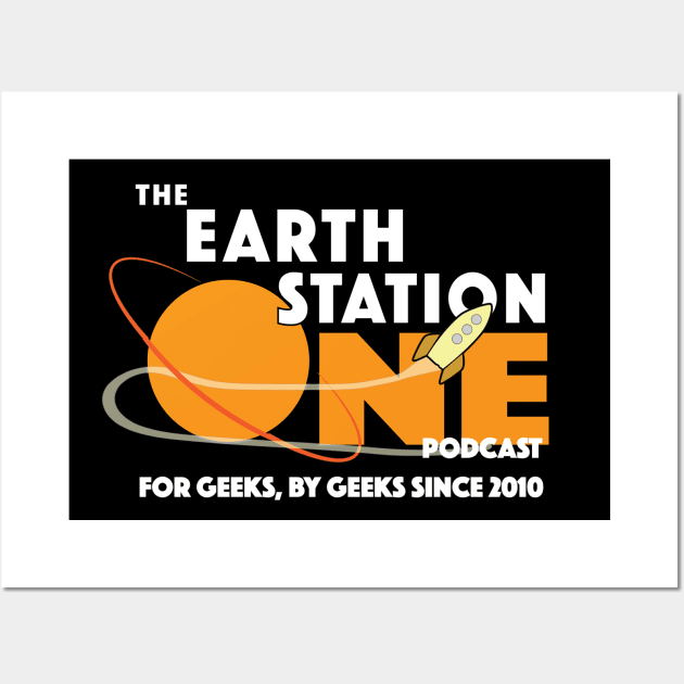 Vintage Earth Station One Podcast Wall Art by The ESO Network